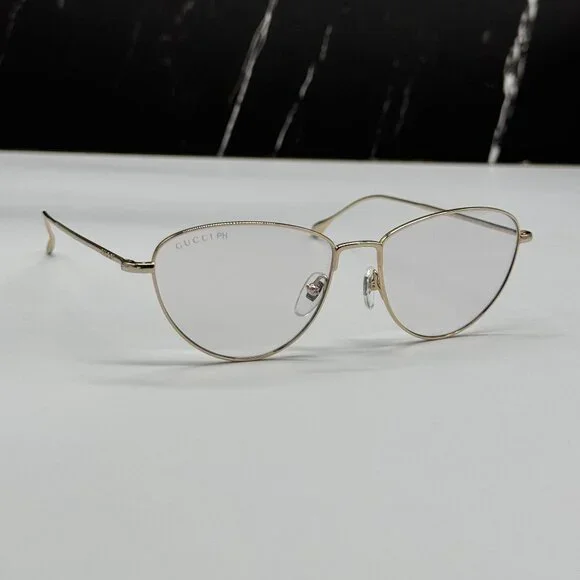 NEW GUCCI GG1185S 001 GUCCI GOLD WOMEN EYEWEAR TRANSITION LENSES EYEWEAR